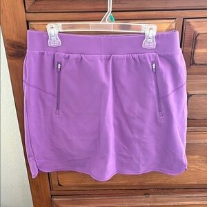Talbots Purple Skort with Stretchy Fabric and Wide Waistband NWT